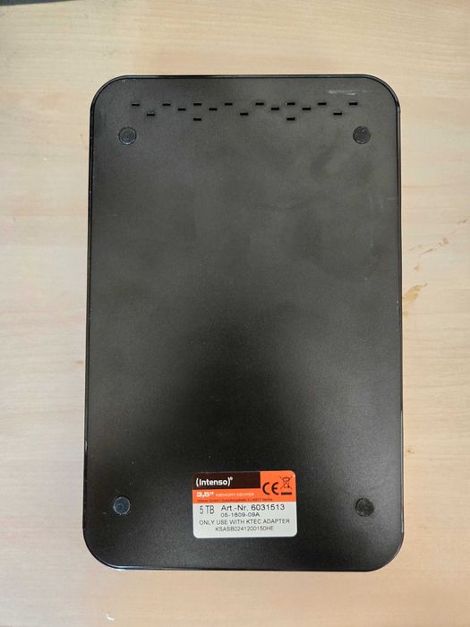 Disco Rígido Externo USB 3.0 Intenso de 3,5 Polegadas com 5 TB