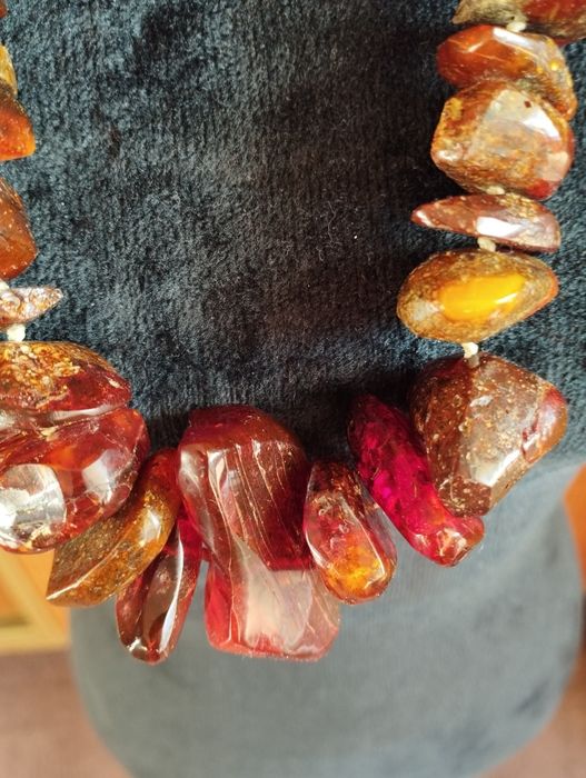 Naturalny bursztyn, vintage