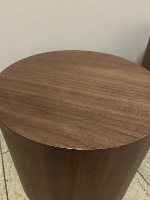 Westwing komplet dwóch stolików kawowych Dan orzech brązowe 2 elementy