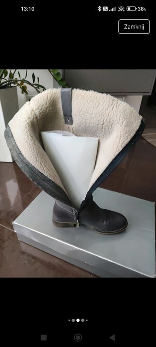 Sprzedam kozaki damskie skórzane