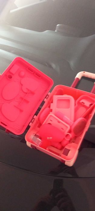 troley brinquedo cabeleireira