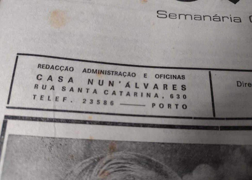 Jornal A Ordem - Anos 70 - 120 unidades