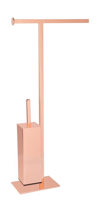 Toalheiro com porta rolo e piaçaba (novo)