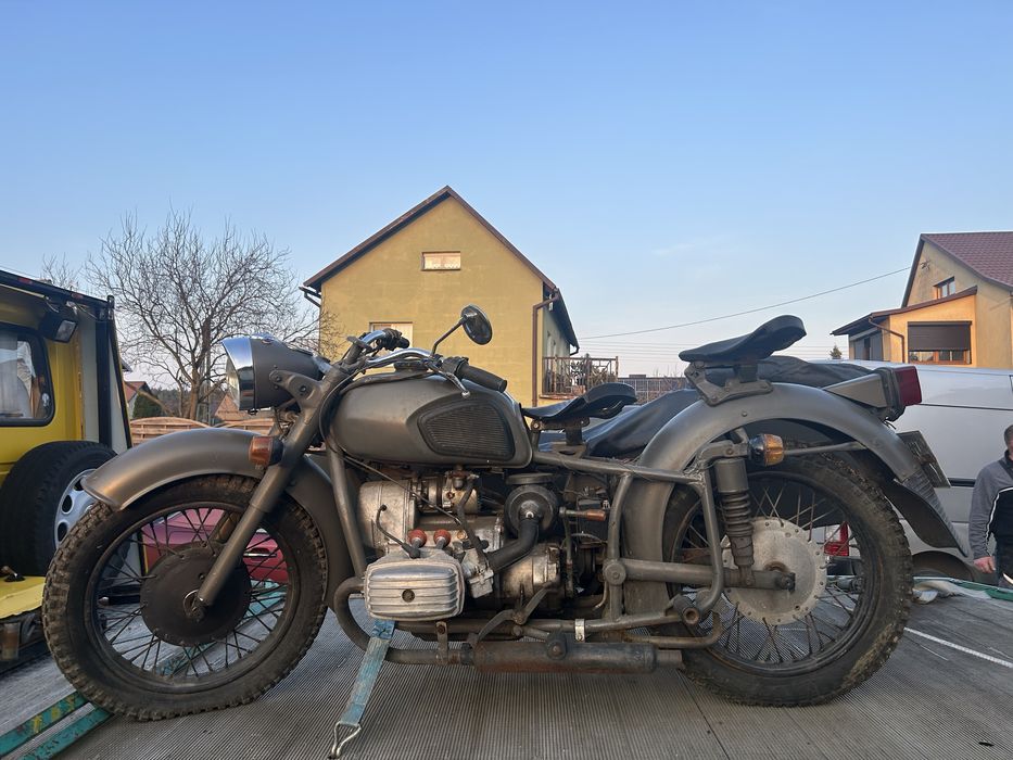 Motocykl KMZ Dniepr My11 z koszem oc pt sprawny