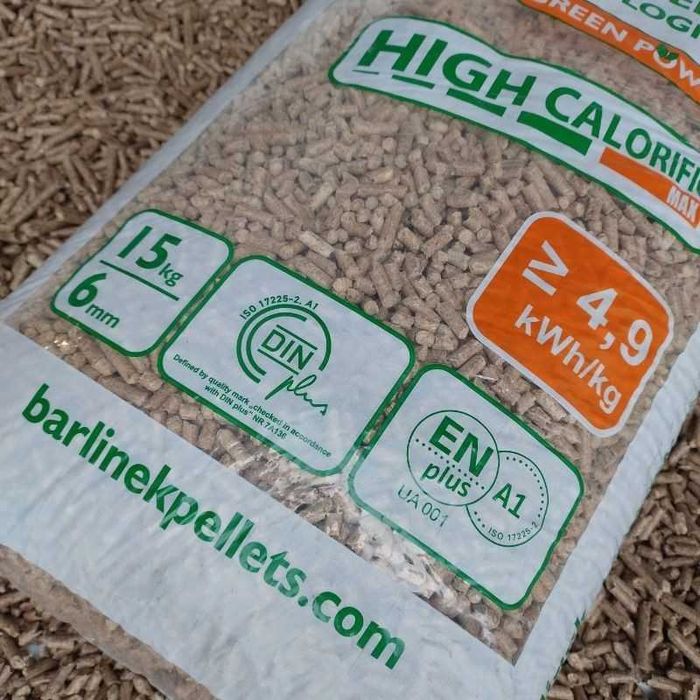 Pellet Barlinek certyfikat EN Plus A1 DIN Plus