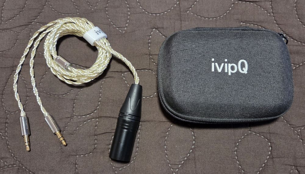 Флагманський кабель для навушників IVIPQ-212 (2*3,5 - XLR)