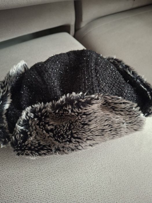 Zimowa czapka typu uszatka damska