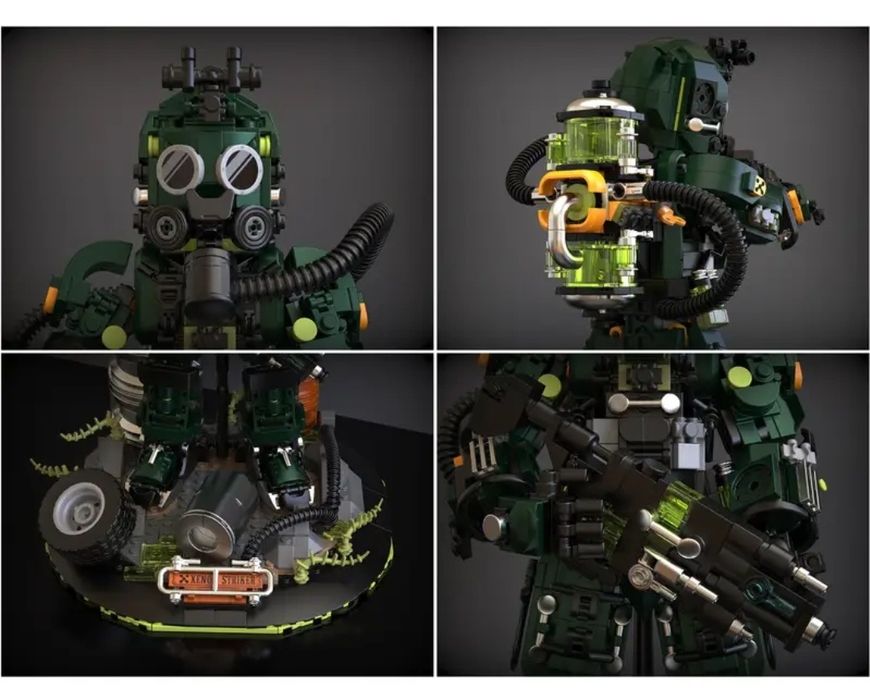 Конструктор Подарочный Xeno Striker 1271 блоков Lego в Коробке !