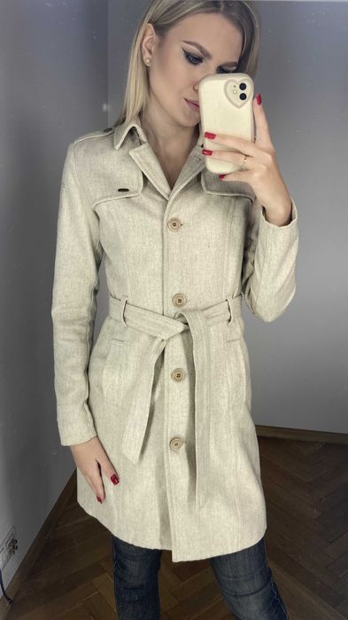 Płaszcz Timeout wełna r. 34