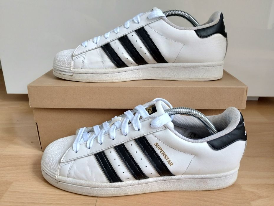 Buty sneakersy 42 Adidas Superstar white unisex