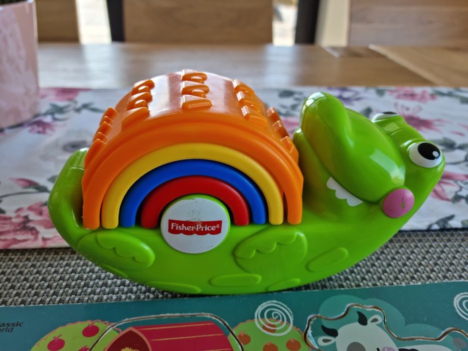 Rozkołysany krokodyl fisher price plus gratis