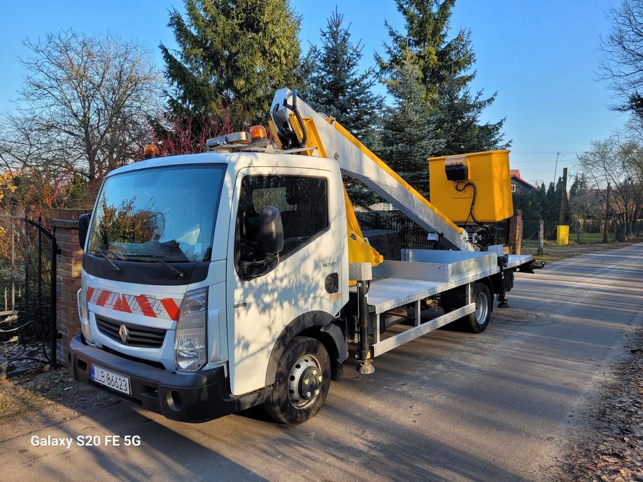 Renault Maxity 120DXI  Podnośnik koszowy 16,3m zwyżka Multitel do 3,5t 2014 rok UDT rej. PL