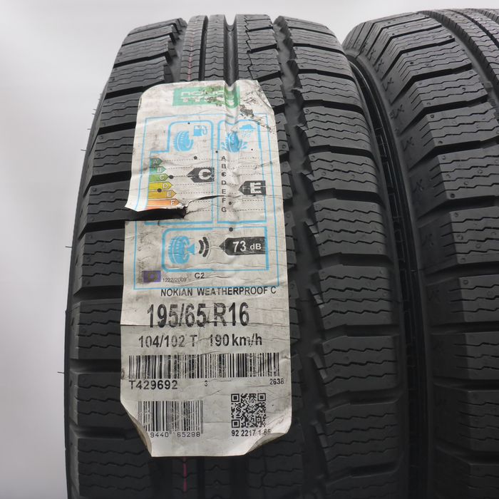 Opony 195/65/16C Nokian 195/65R16C 104/102T Zimowe 2017 Nieużywane