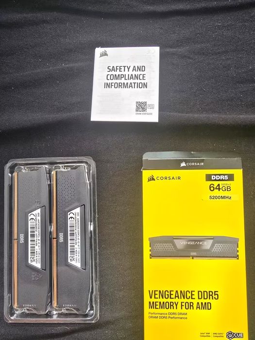 Corsair Vengeance DDR5 32GB 2x16GB 5600MHz XMP nowe