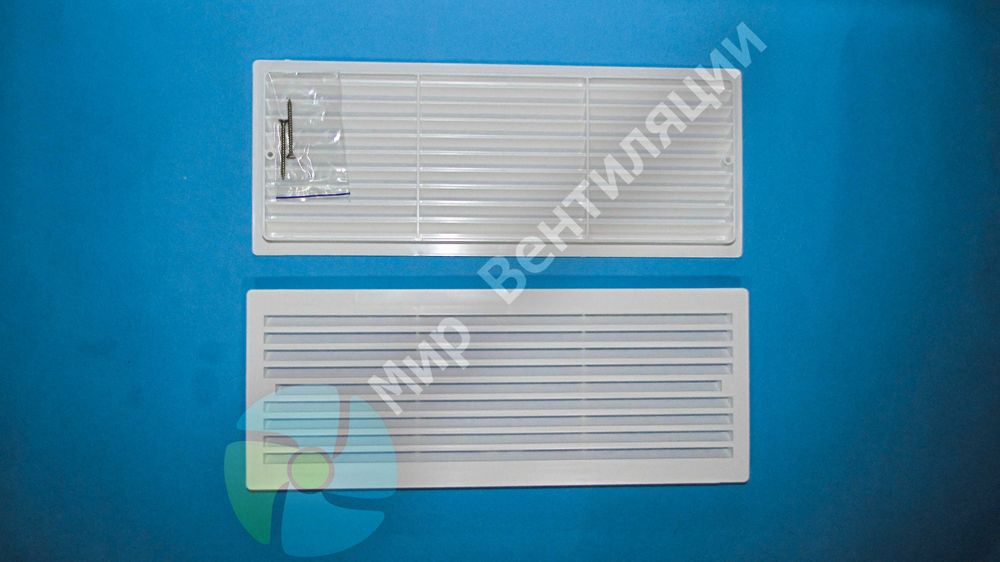 Вентиляційна ґратка 295*115 біла