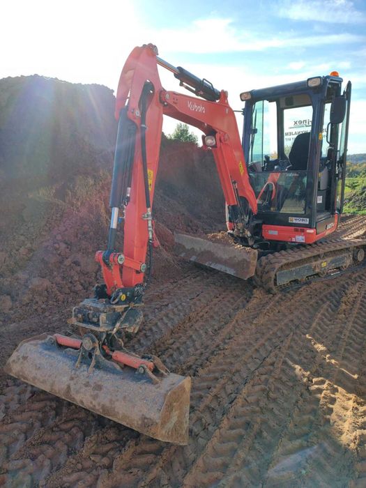 Wynajem, Usługi MINIKOPARKA 1,8t 3t , Wywrotka 3.5 Wiertnica