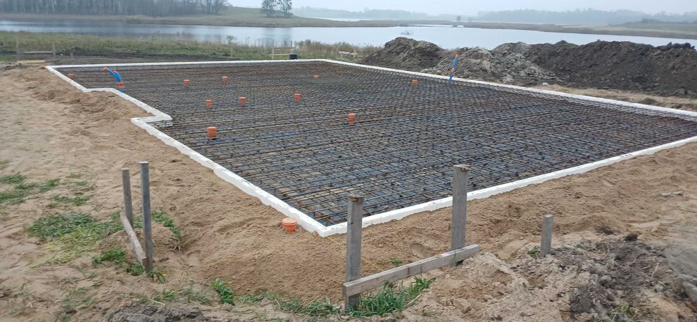 Budowa płyt fundamentowych, plyty fundamentowe, fundament płytowy