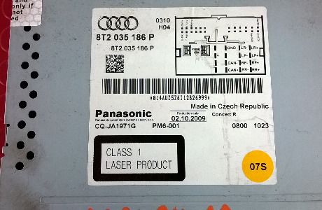 Rádio / Auto Rádio - AUDI A4 B8 Avant (8K5)