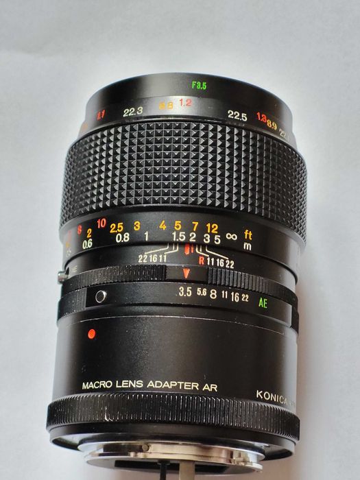 Konica Macro-Hexanon 55m f3,5 + Adapter