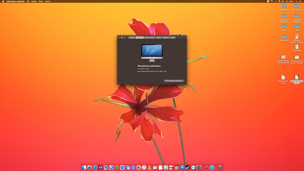 Sprzedam iMac 27” late 2013 i5 3.4 Ghz /24GB RAM/ 1TB/GeForce GT 755M