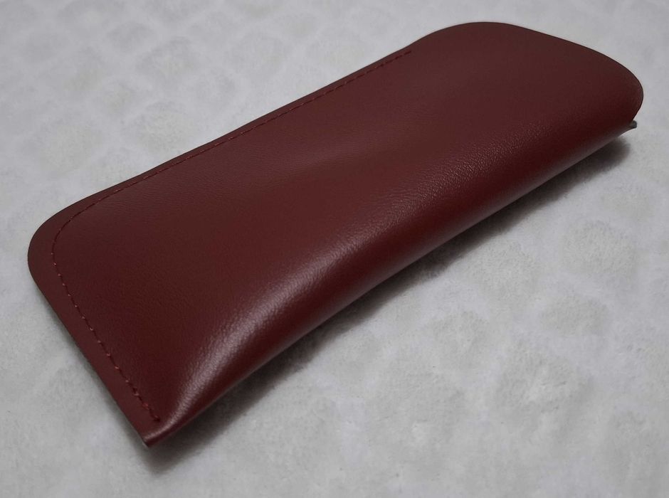 Etui na okulary, brązowe, 8x16cm, Vision Express