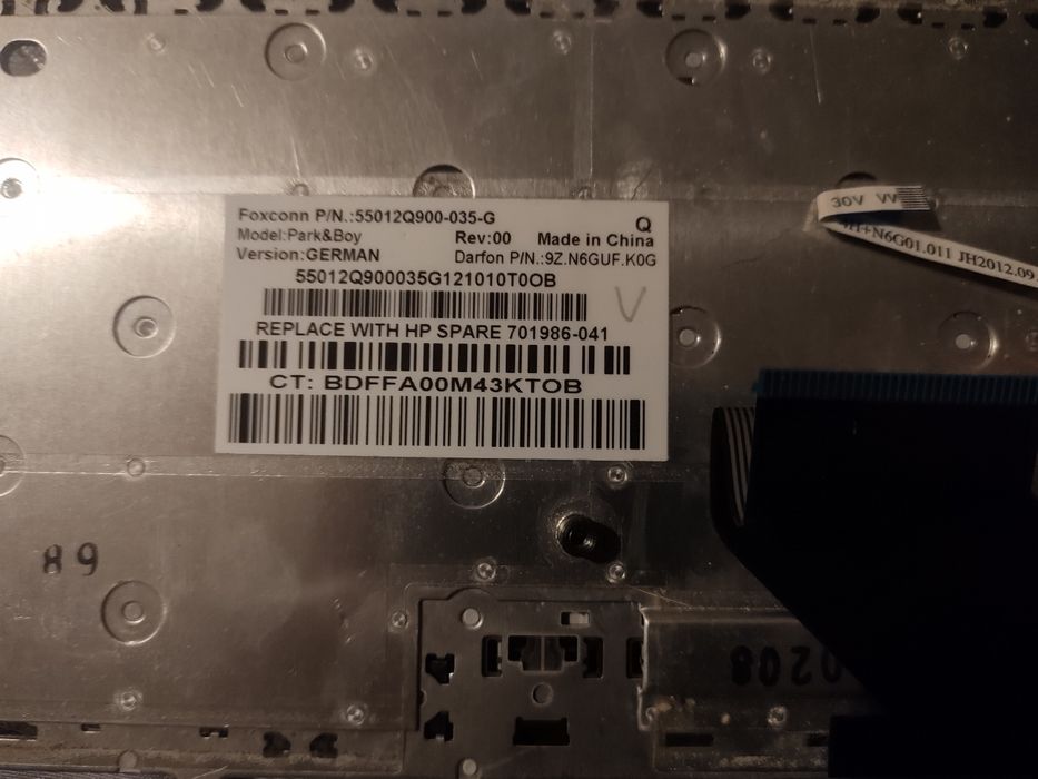 Klawiatura do HP – EliteBook 6560b/8570p