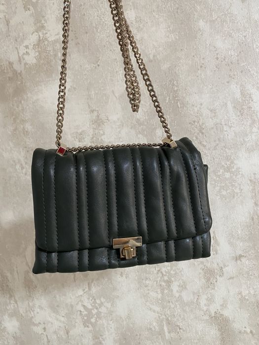 Шкіряна сумка жіноча ZARA