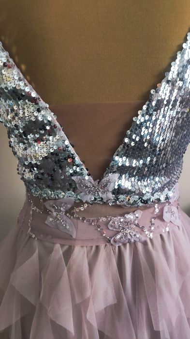 Komplet- cekinowa bluzka i tiulowa spódnica