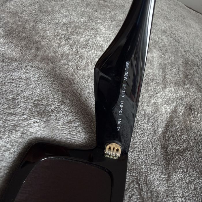 Okulary przeciwsłoneczne Miu Miu SMU 08W czarne