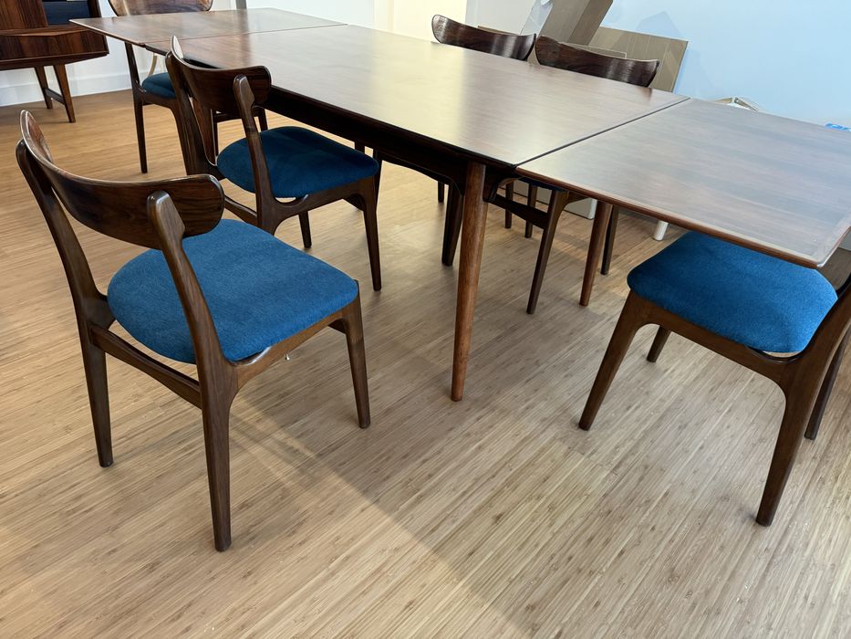 Mesa Gunni Omman e 6 cadeiras Schionning & Elgaard