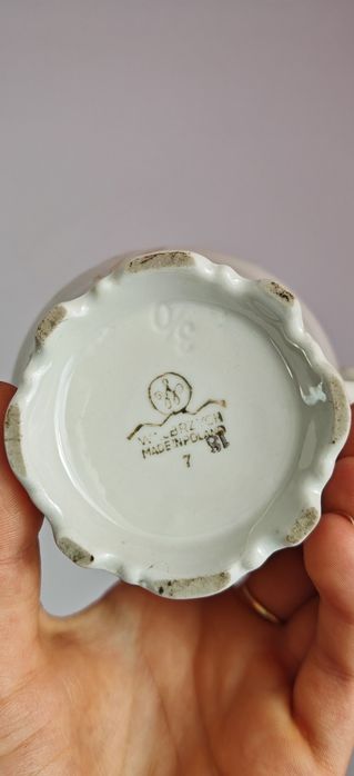 Mlecznik PRL polska porcelana