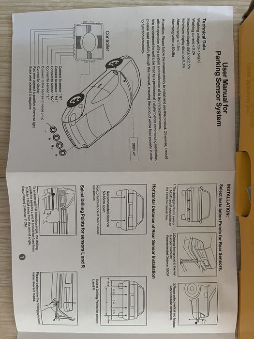 Автомобильный парктронник автопарктронник Golden OYO TS16949