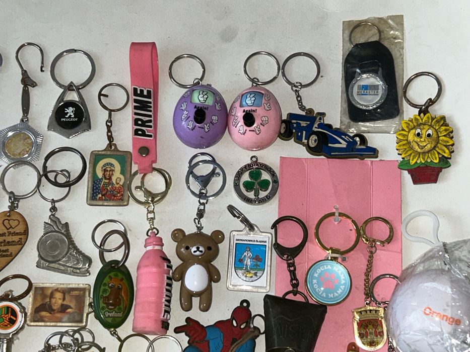 Zestaw BRELOKÓW,wpinek - 74 sztuki !