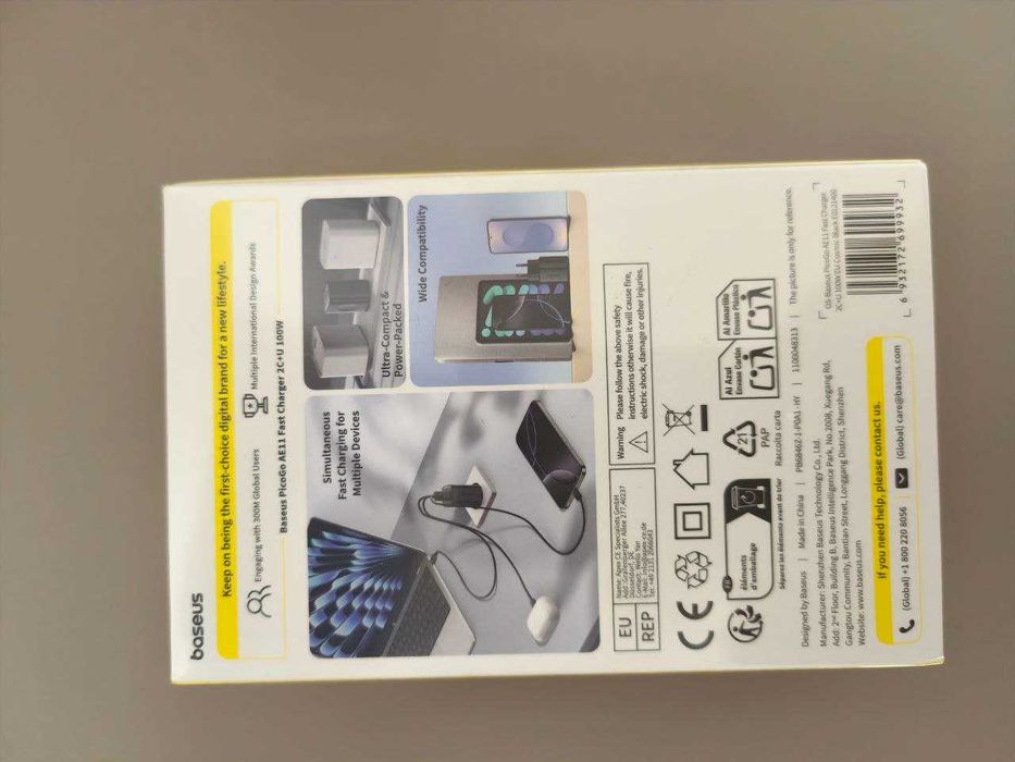 Baseus Gan 6 Pro 100W PicoGo AE11 2C+1U