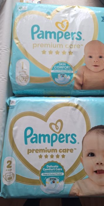 Pampers premium care 1 i 2