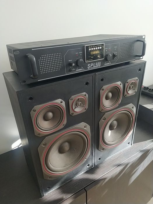 Wzmacniacz + zestaw głośnikowy Unitra Tonsil Space 86