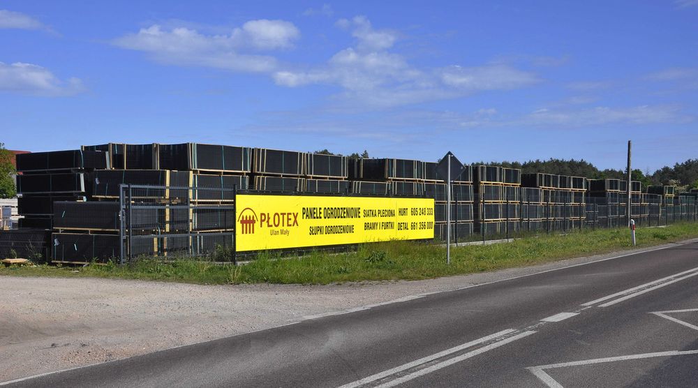 Panel 123 fi4 Ogrodzenie/ogrodzenia panelowe/panele Słupki/Słupek