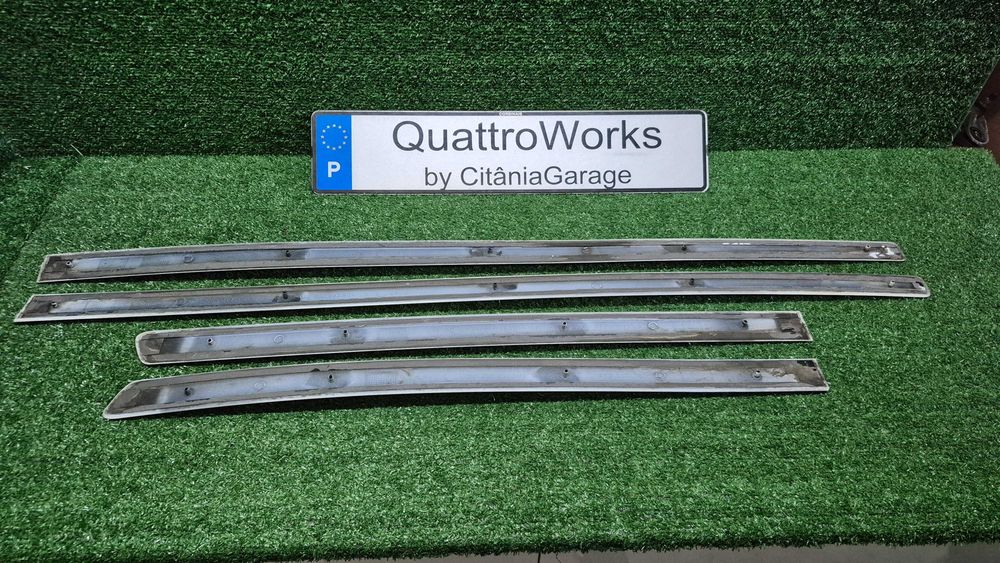 Frisos Exteriores Portas Audi A4 B6 B7 8E 2000 a 2008 Originais Excelente Estado