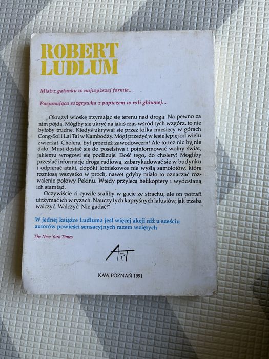 "Droga do Gandolfo" Robert Ludlum