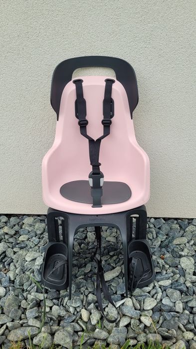 Fotelik rowerowy bobike różowy