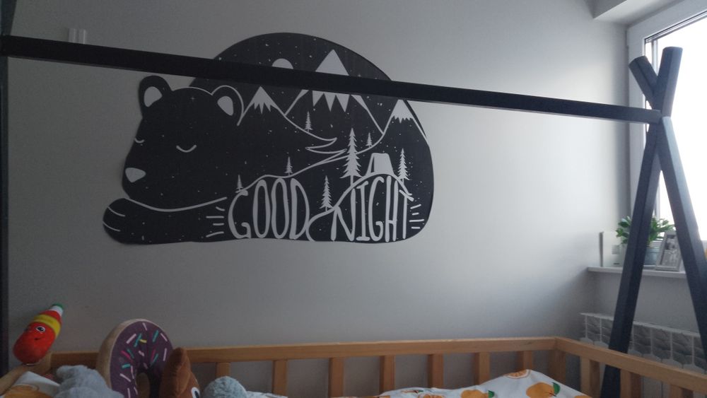 łóżko domek drewniane