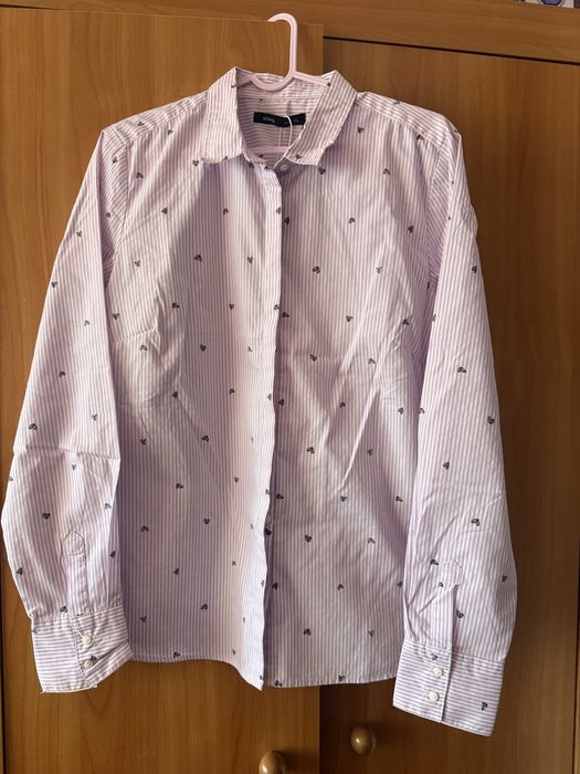 Нова сорочка Sinsay L XL рубашка сінсей блузка лаванда