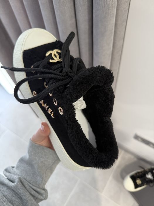 Утеплені кеди Chanel на стопу 24,5 см