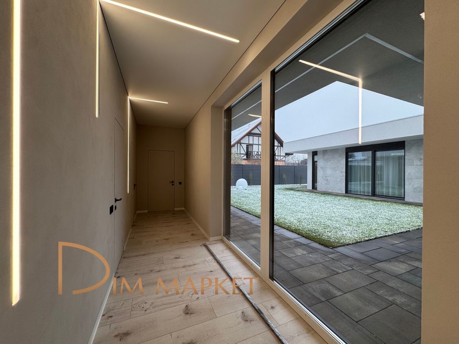 Одноповерховий дім 180 м2, стеля 4.4м‼️з МЕБЛЯМИ та ТЕХНІКОЮ‼️