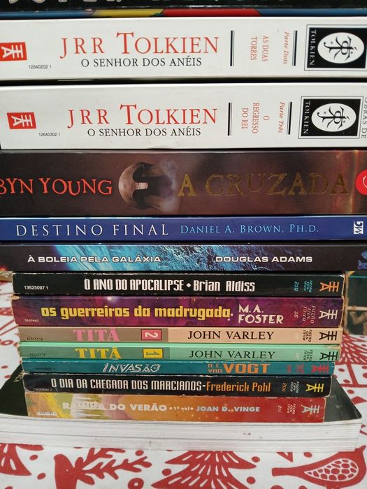 Vários  livros leitura