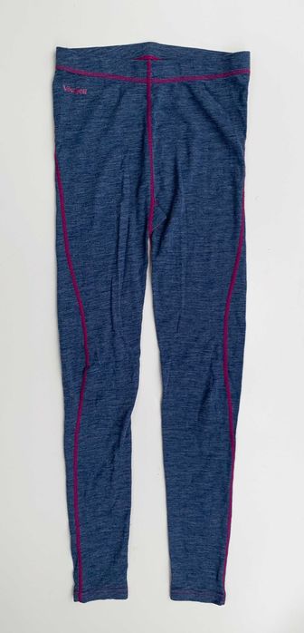 Legginsy Wełniane Wełna Vikafjell Niebieskie 152 cm 12 lat Spodnie