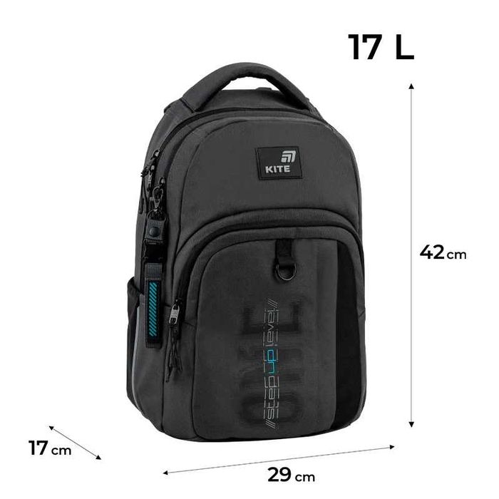 Рюкзак Kite Education teens Step Up Black&Charm Kitty