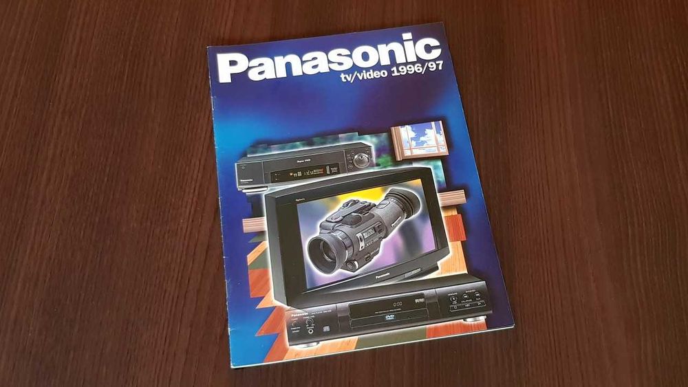 Katalog Prospekt Panasonic TV VIDEO 1996/1997 Retro
