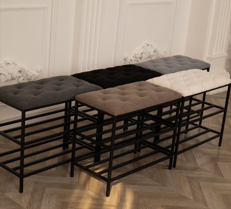 Банкетка Тедди в спальню , у изножья кровати , коридор