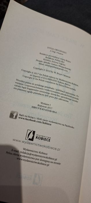Był sobie pies,  W. Bruce Cameron.